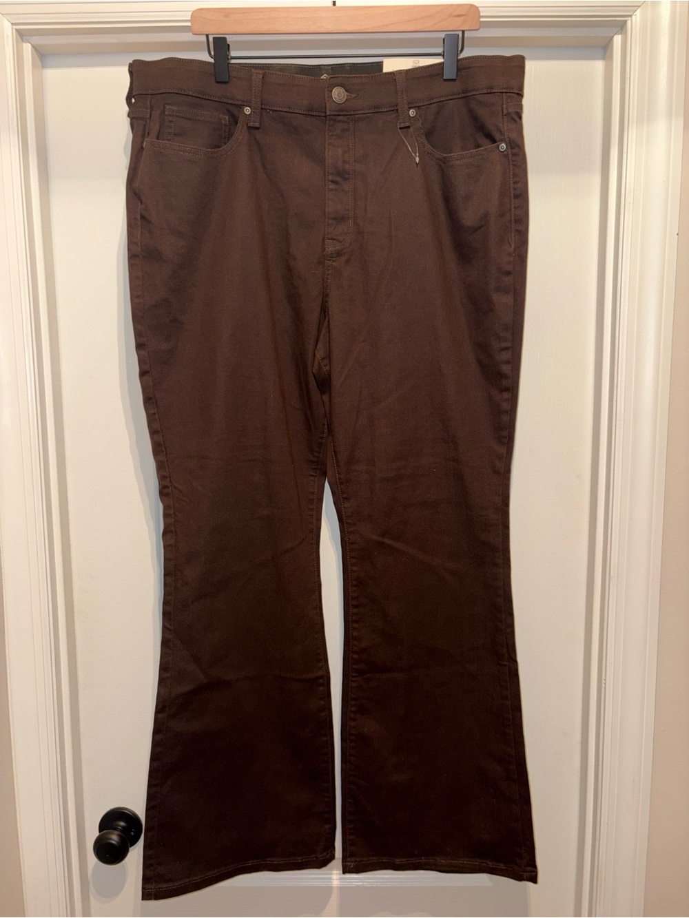Women’s St. John’s Bay flare pants high rise w/comfort waist size 18 NWT